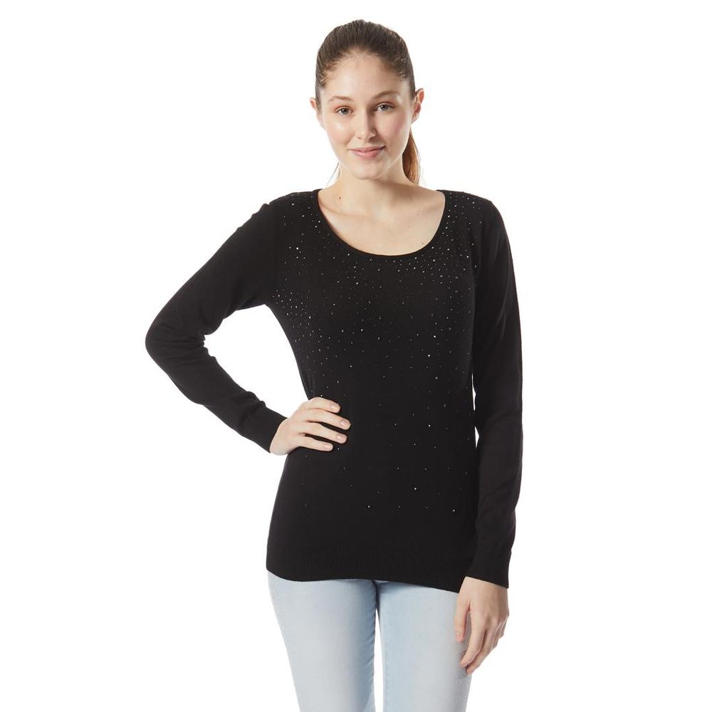 Gas Black Cashmere Sweater