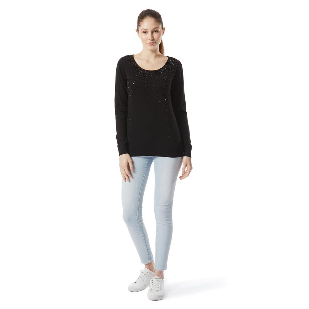 Gas Black Cashmere Sweater