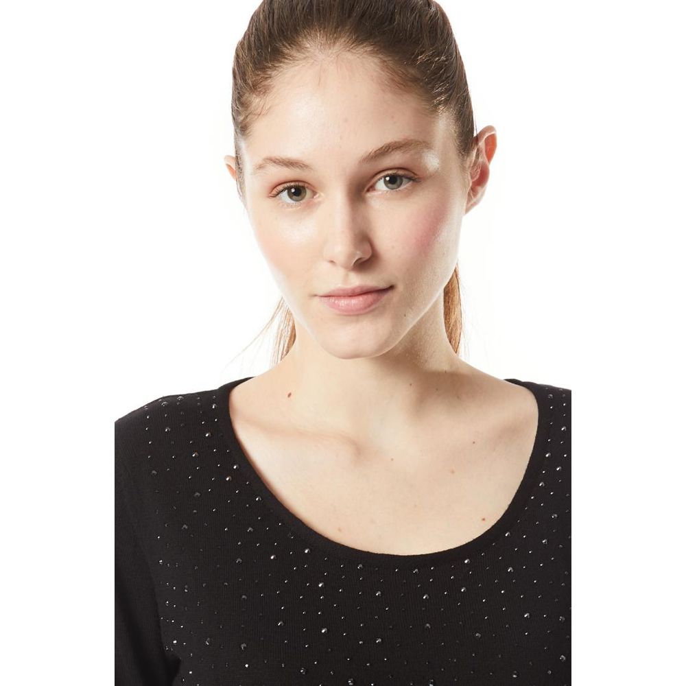 Gas Black Cashmere Sweater