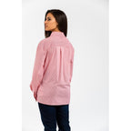 Gas Red Cotton Shirt