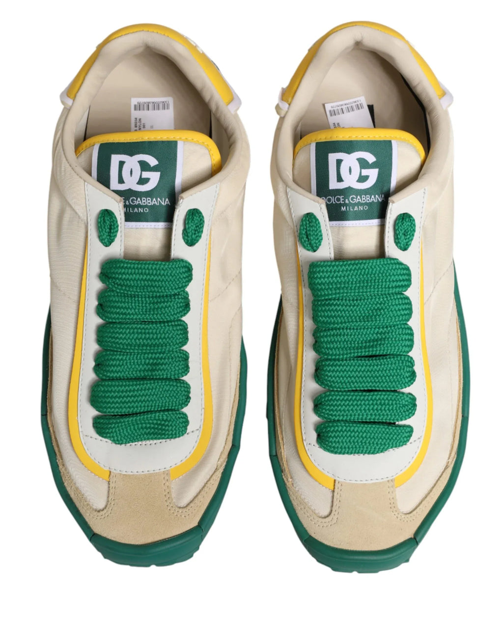 Dolce & Gabbana Multicolor Old Runner Lace Up Sneakers Shoes - Zeiniez