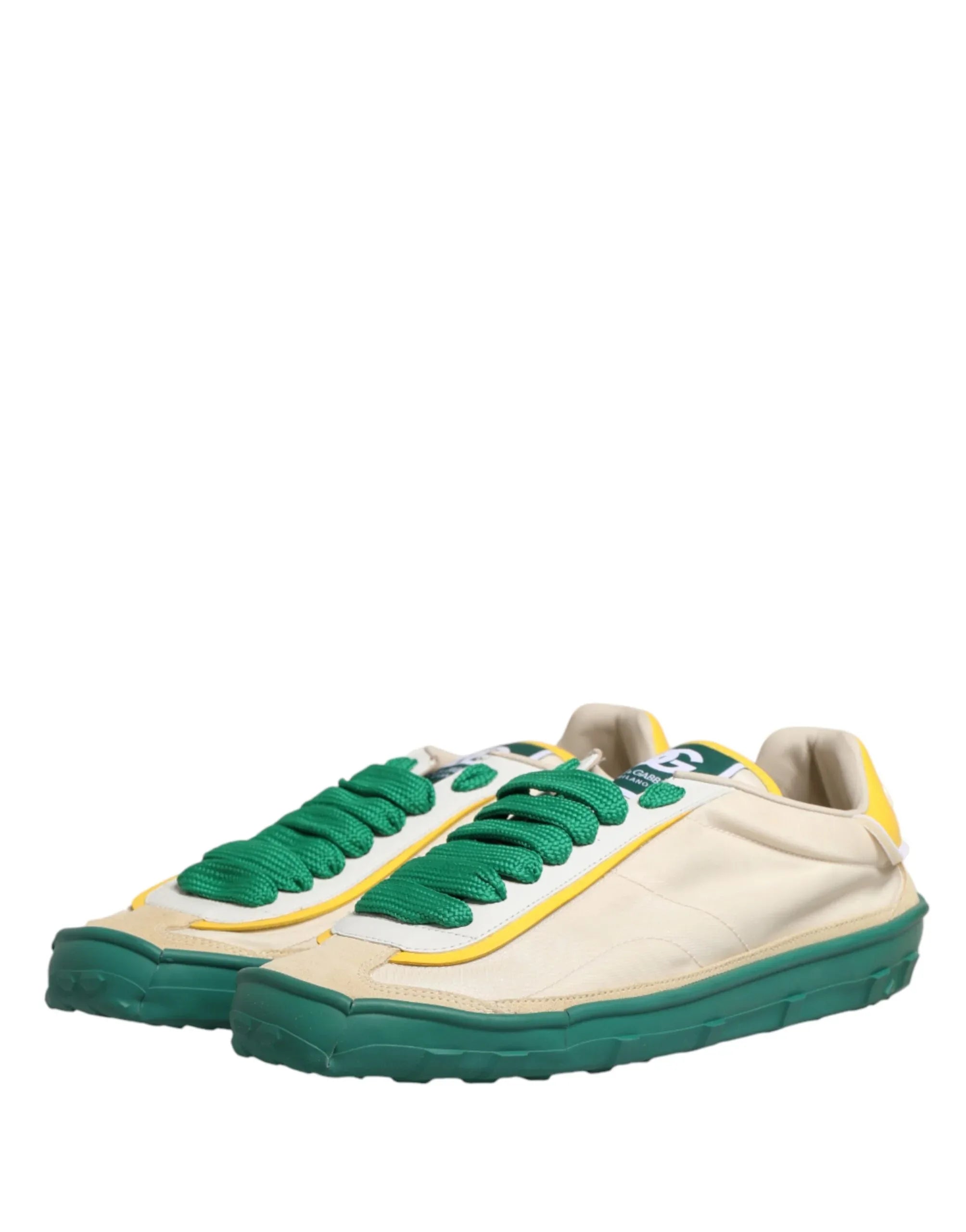 Dolce & Gabbana Multicolor Old Runner Lace Up Sneakers Shoes - Zeiniez