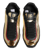 Dolce & Gabbana Multicolor Old Runner Lace Up Sneakers Shoes - Zeiniez
