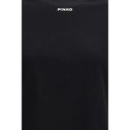 PINKO Black Cotton T-Shirt - Zeiniez