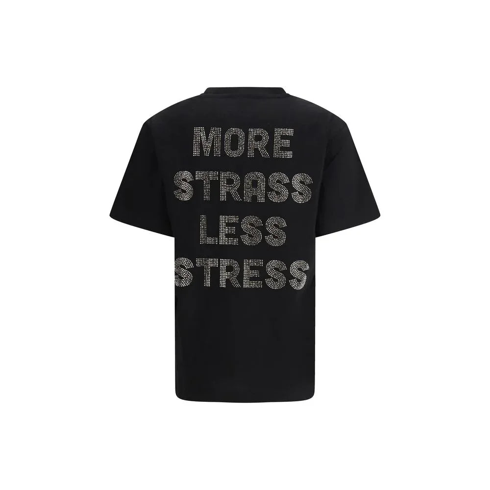 PINKO Black Cotton T-Shirt - Zeiniez