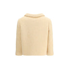 Valentino Beige Fleece Wool Coat - Zeiniez