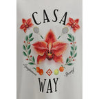 Casablanca White Cotton T-Shirt - Zeiniez