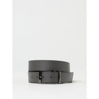 Emporio Armani Black Leather Regular Belt - Zeiniez