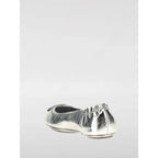 Tory Burch Silver Leather Ballet Flats - Zeiniez
