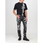 Philipp Plein Gray Denim Slim Fit Jeans - Zeiniez