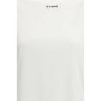 PINKO White Cotton T-Shirt - Zeiniez
