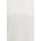 PINKO White Cotton T-Shirt - Zeiniez