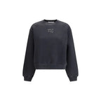 Alexander Wang Black Cotton Sweatshirt - Zeiniez