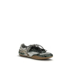 Miu Miu Gray Other Fibres Athletic Sneakers - Zeiniez
