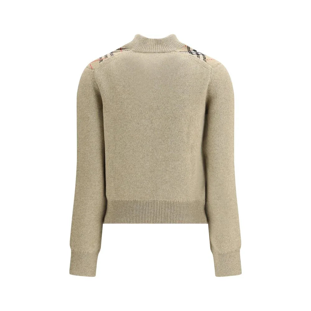 Burberry Beige Wool Cardigan - Zeiniez
