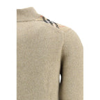 Burberry Beige Wool Cardigan - Zeiniez