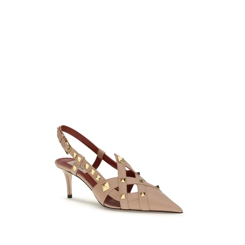 Valentino Garavani Multicolor Goatskin Mid Heel Pumps - Zeiniez