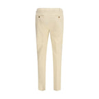 Brunello Cucinelli Beige Cotton Pants - Zeiniez