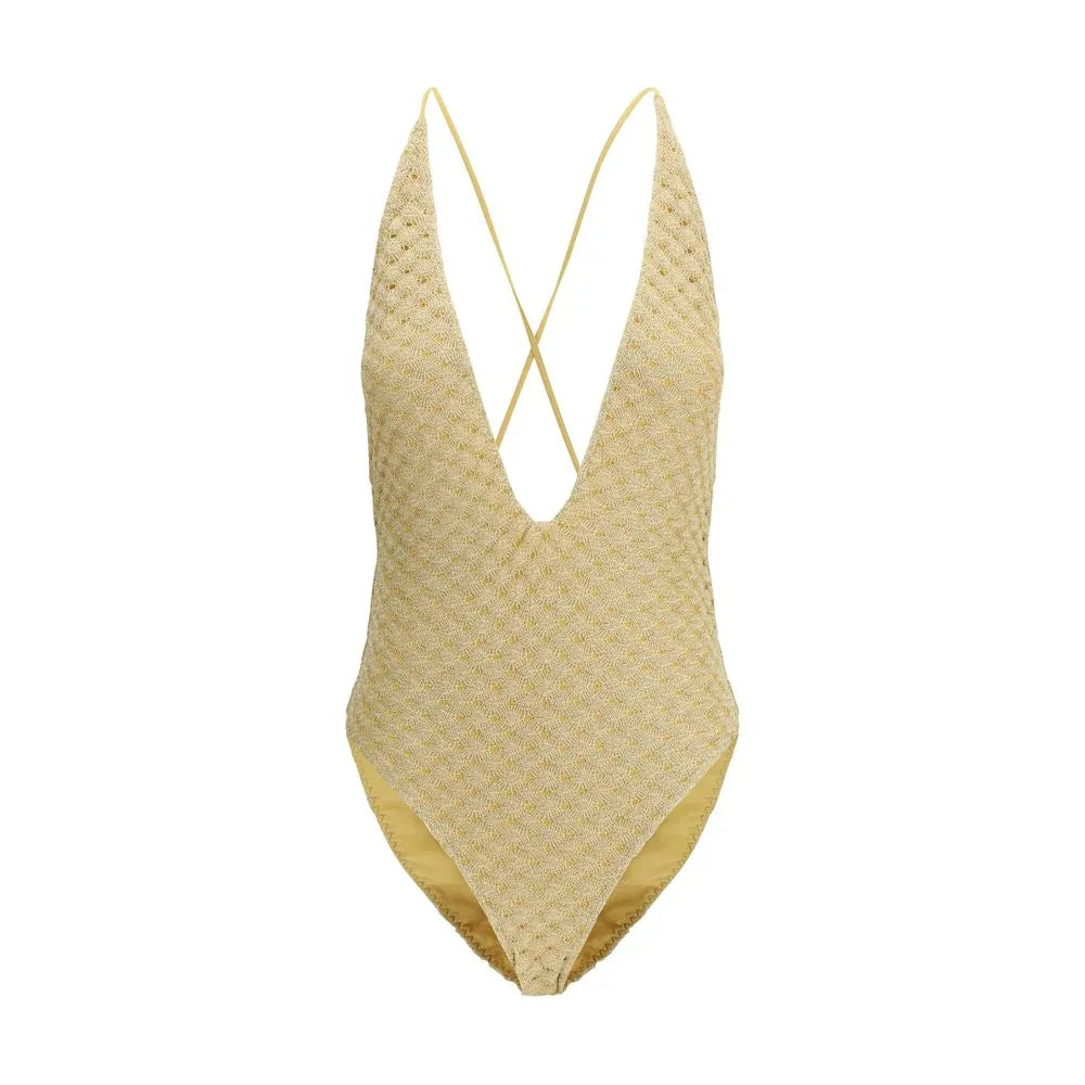 Missoni Gold Other Fibres One-Piece Swimsuit - Zeiniez
