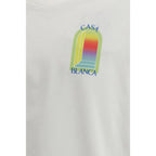 Casablanca White Cotton T-Shirt - Zeiniez