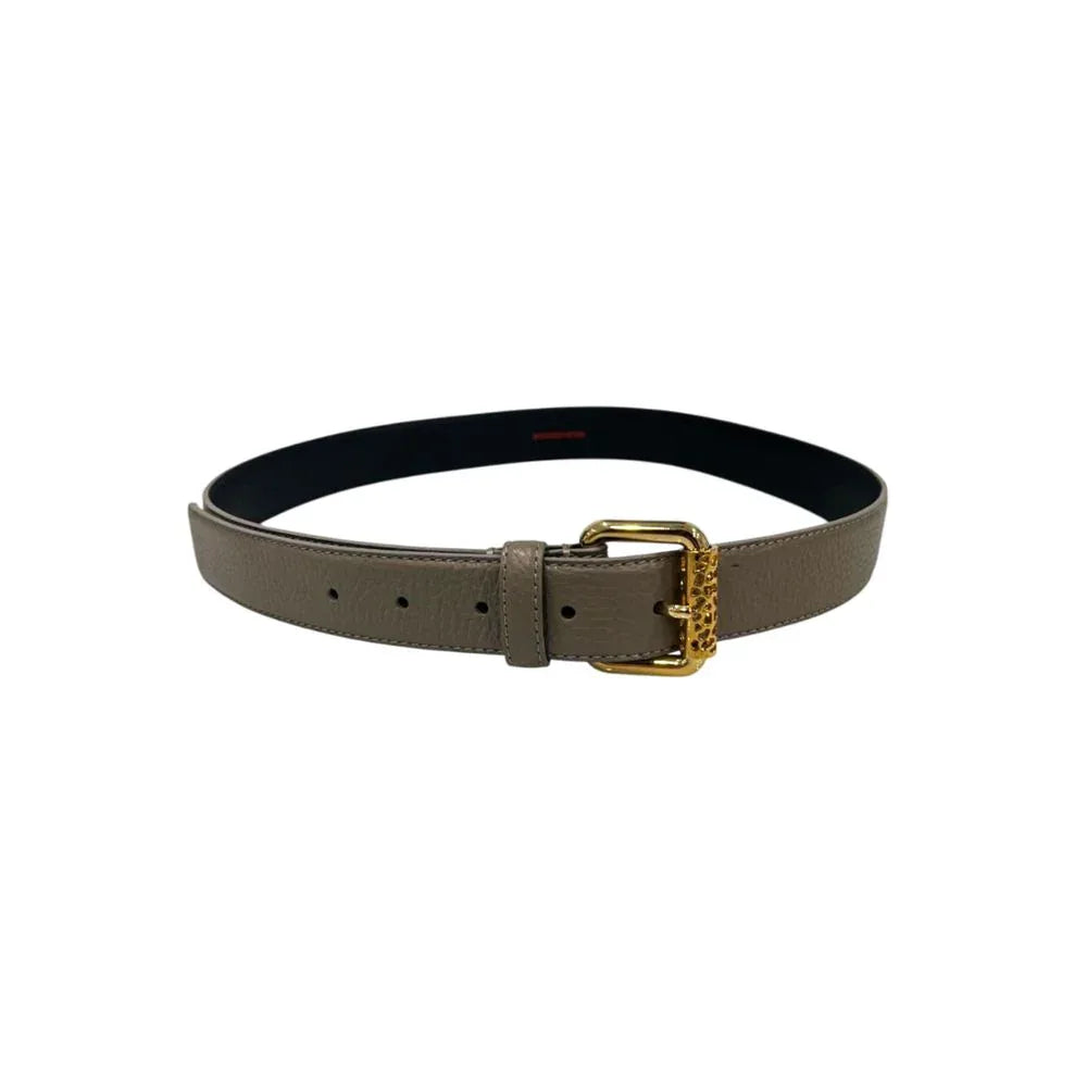 Borbonese Grey Leather Women Belt - Zeiniez