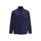 Balmain Blue Cotton Coat - Zeiniez