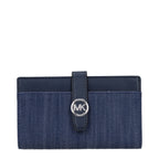 Michael Kors Blue Fabric Wallet