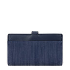Michael Kors Blue Fabric Wallet