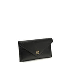 PINKO Black Calf Leather Bos Taurus Handbag - Zeiniez