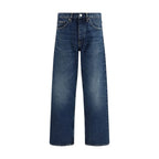 Sunflower Blue Cotton Relaxed Fit Jeans - Zeiniez