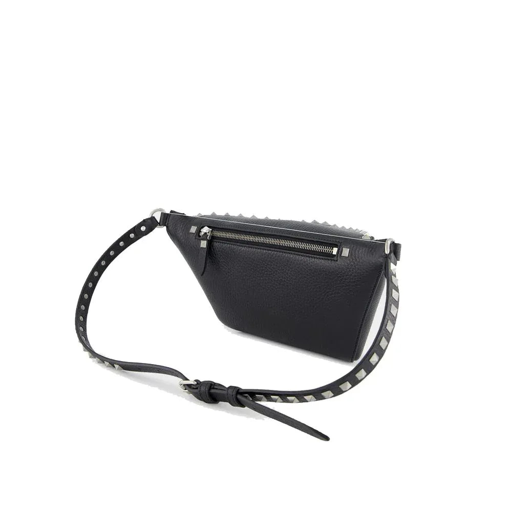 Valentino Garavani Black Calfskin Belt Bag - Zeiniez