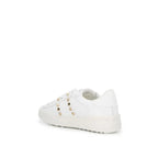 Valentino Garavani White Leather Low Top Sneakers - Zeiniez