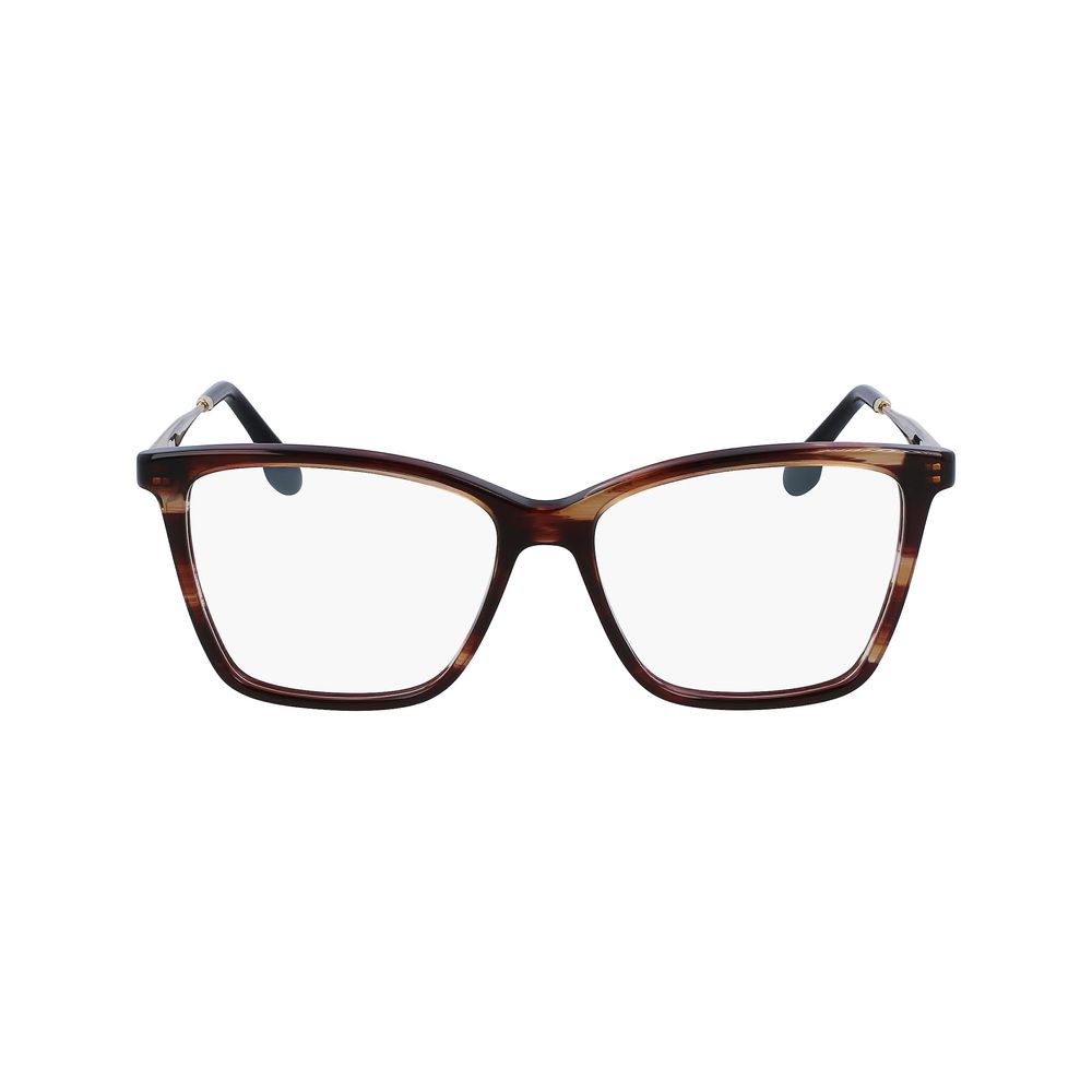 Victoria Beckham Brown Acetate Glasses (Frames)