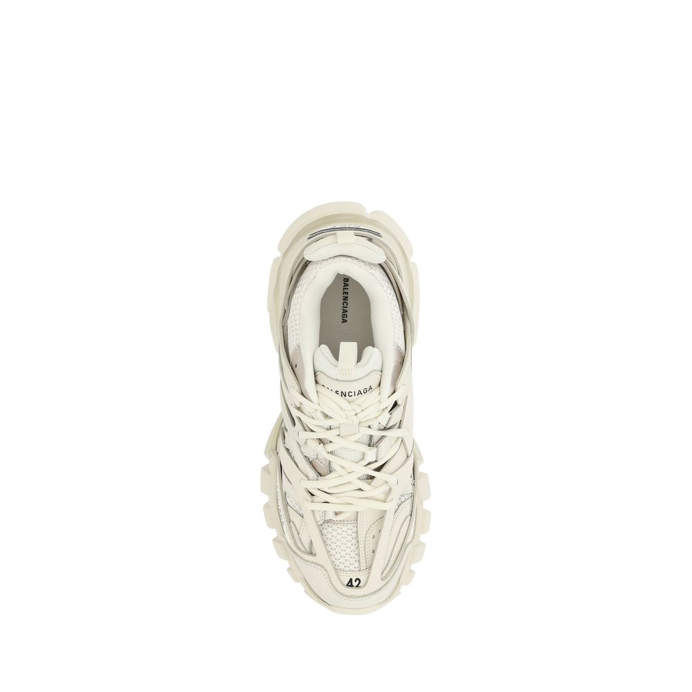 Balenciaga White Rubber Athletic Sneakers
