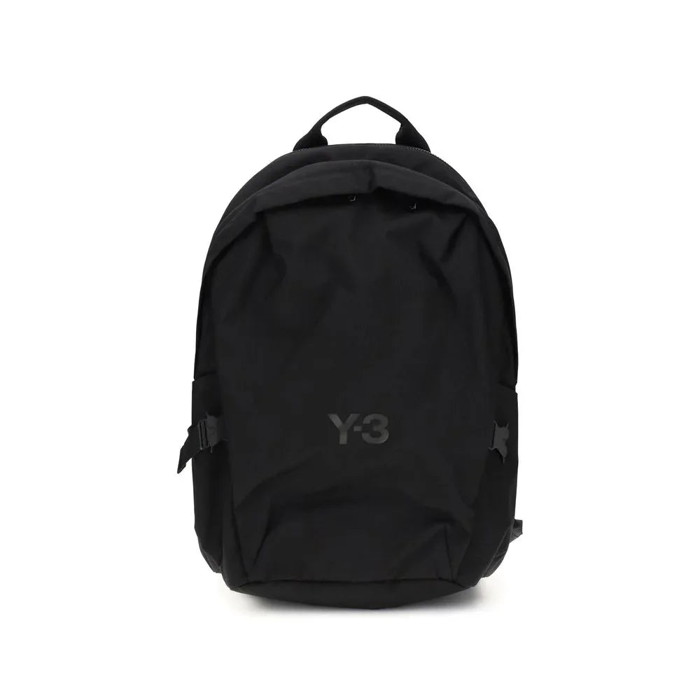 Y-3 Black Polyester Backpack - Zeiniez