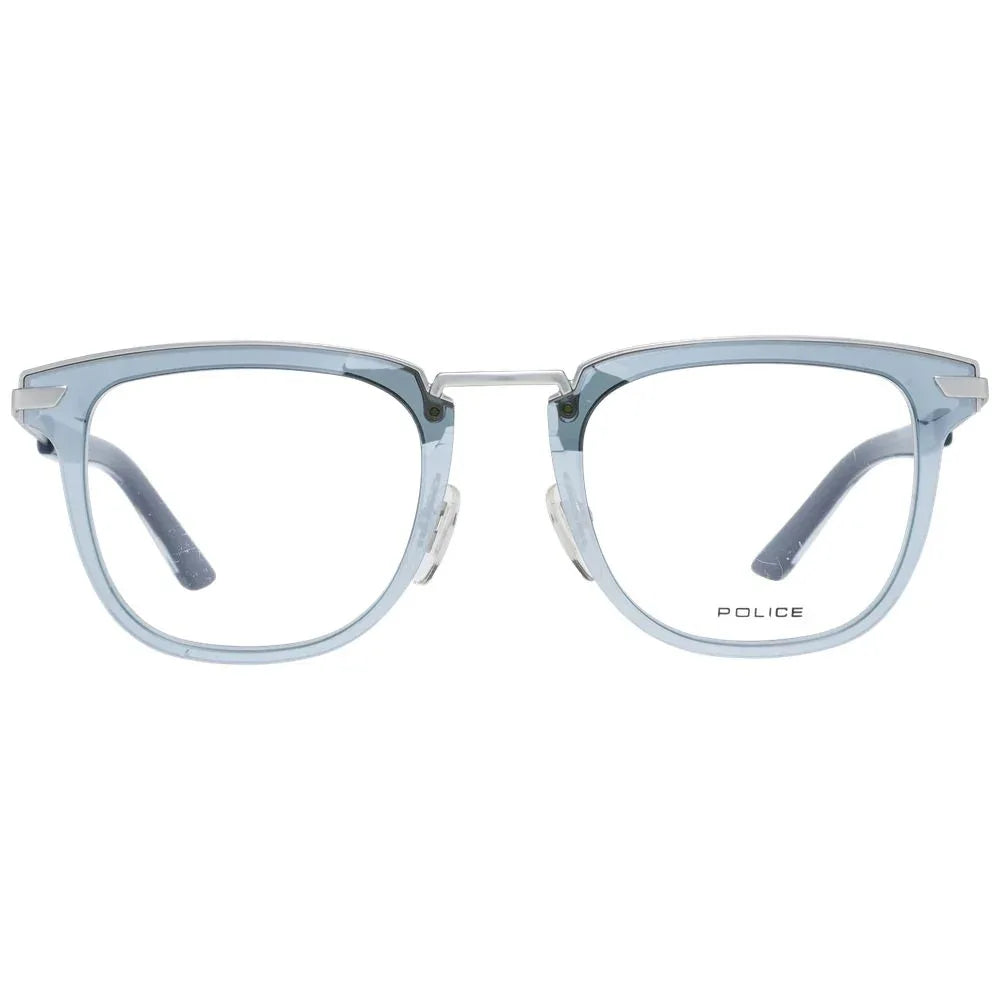 Police Silver Metal & Plastic Glasses (Frames) - Zeiniez