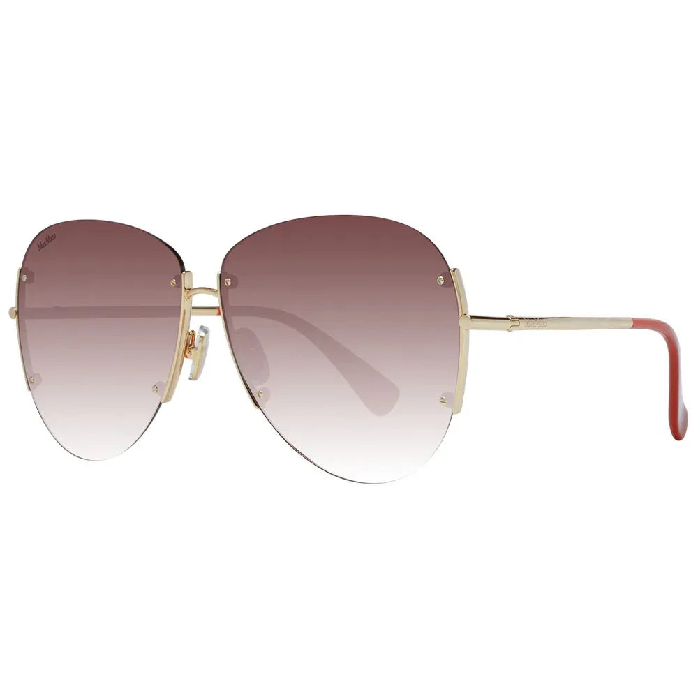 Max Mara Gold Metal Sunglasses - Zeiniez