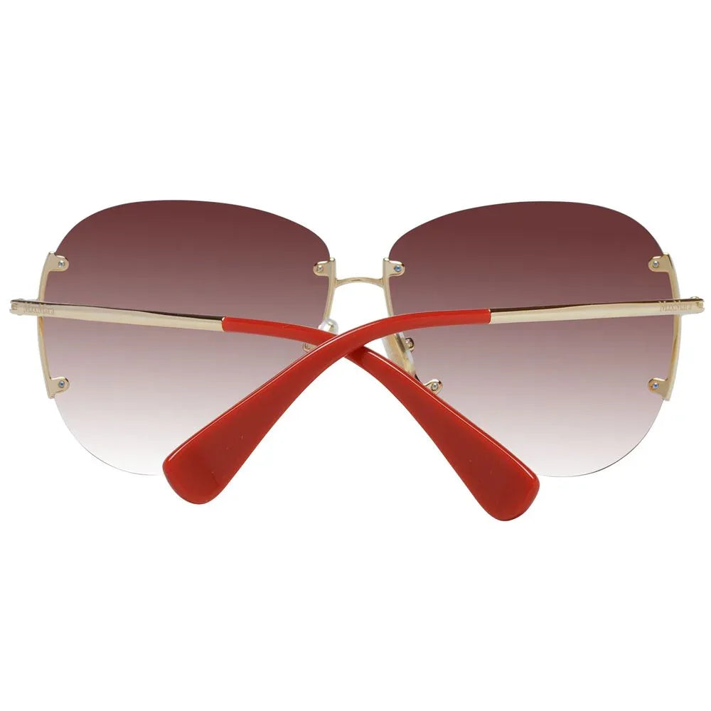 Max Mara Gold Metal Sunglasses - Zeiniez