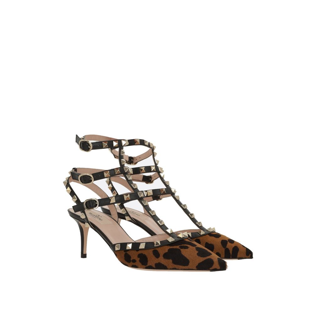 Valentino Garavani Black Calfskin High Heel Pumps