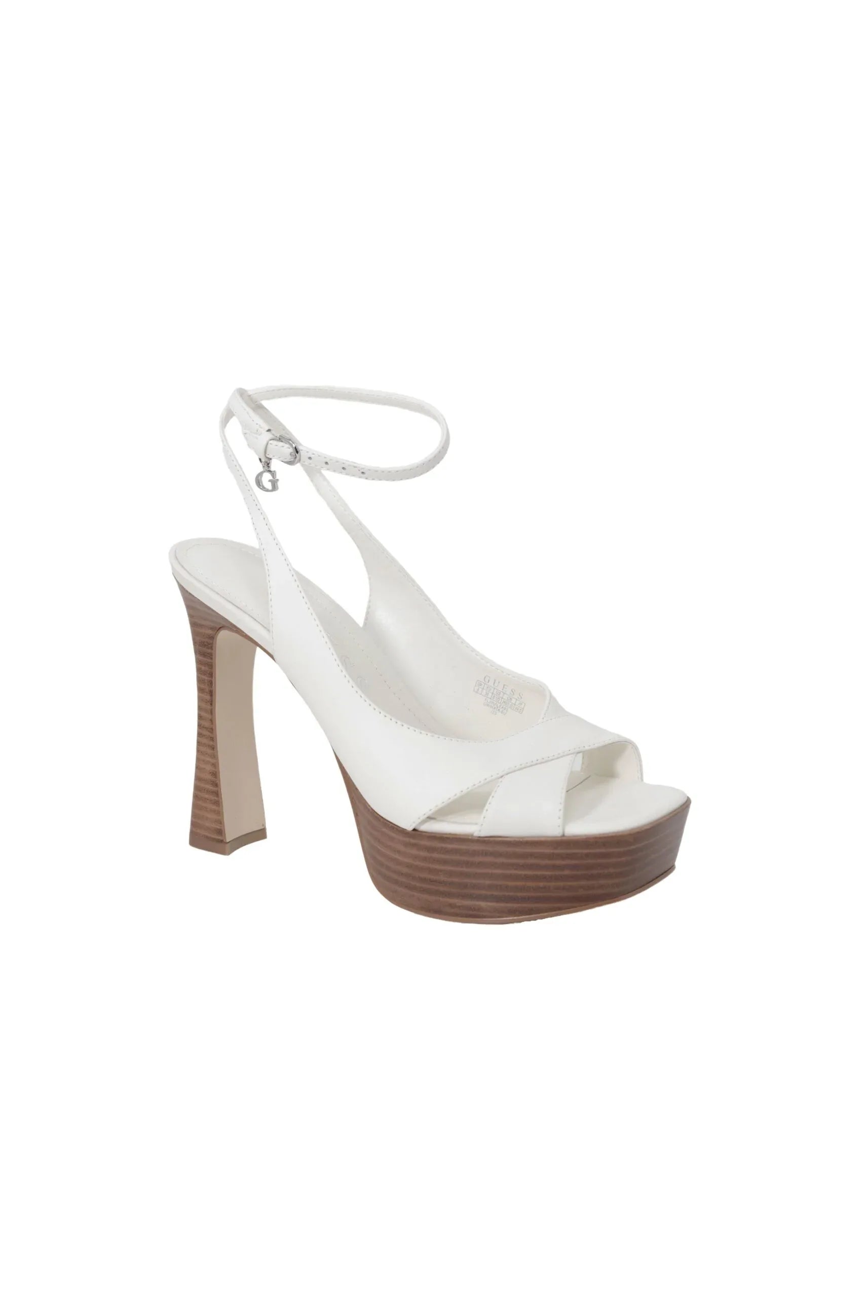 Guess Beige Other Fibres Platform Sandals - Zeiniez