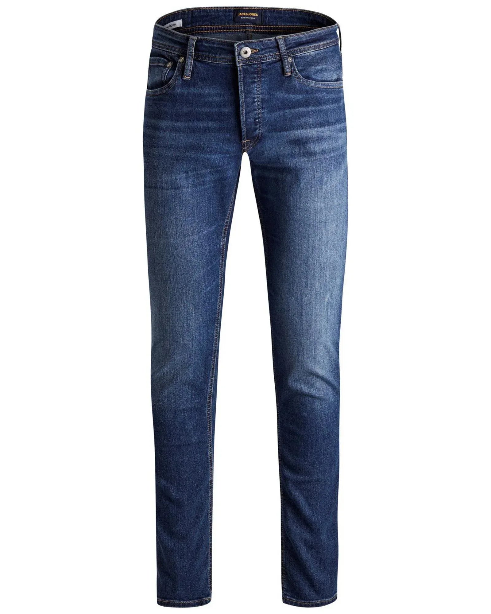 Jack & Jones Blue Cotton Slim Fit Jeans - Zeiniez