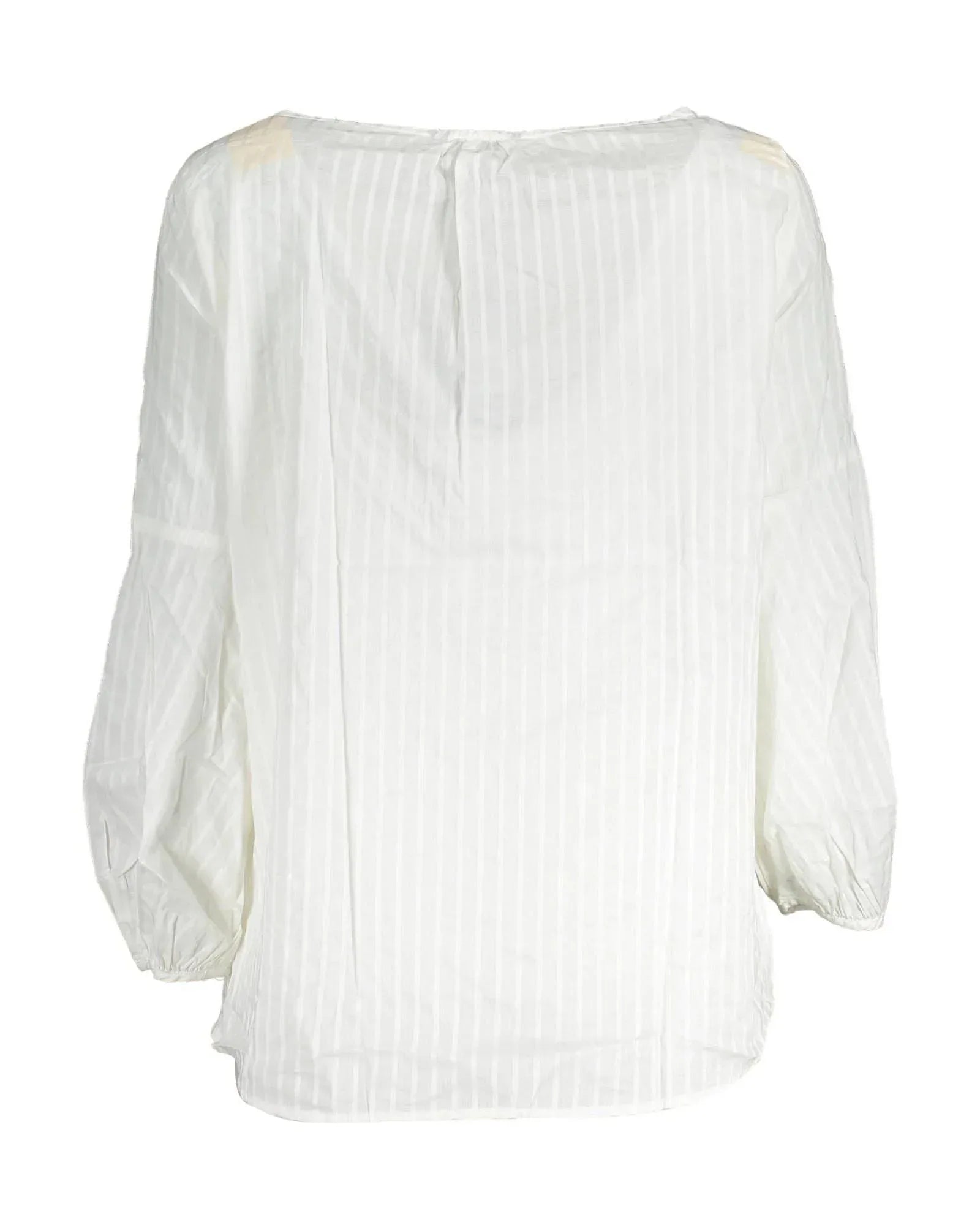 Gant White Cotton Blouse - Zeiniez