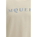 Alexander McQueen Beige Cotton T-Shirt - Zeiniez