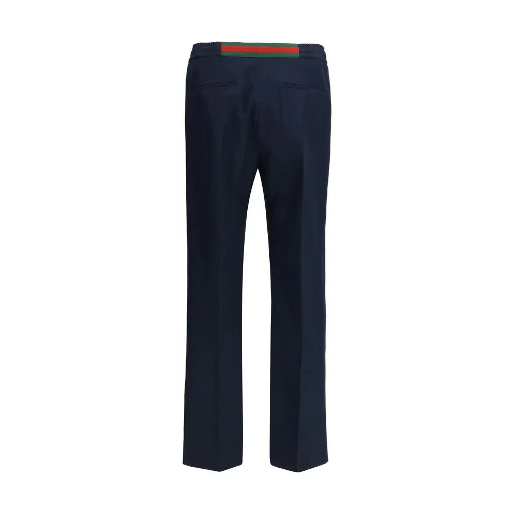 Gucci Blue Polyester Casual Pants - Zeiniez