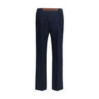 Gucci Blue Polyester Casual Pants - Zeiniez
