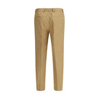 Gucci Beige Cotton Casual Pants - Zeiniez