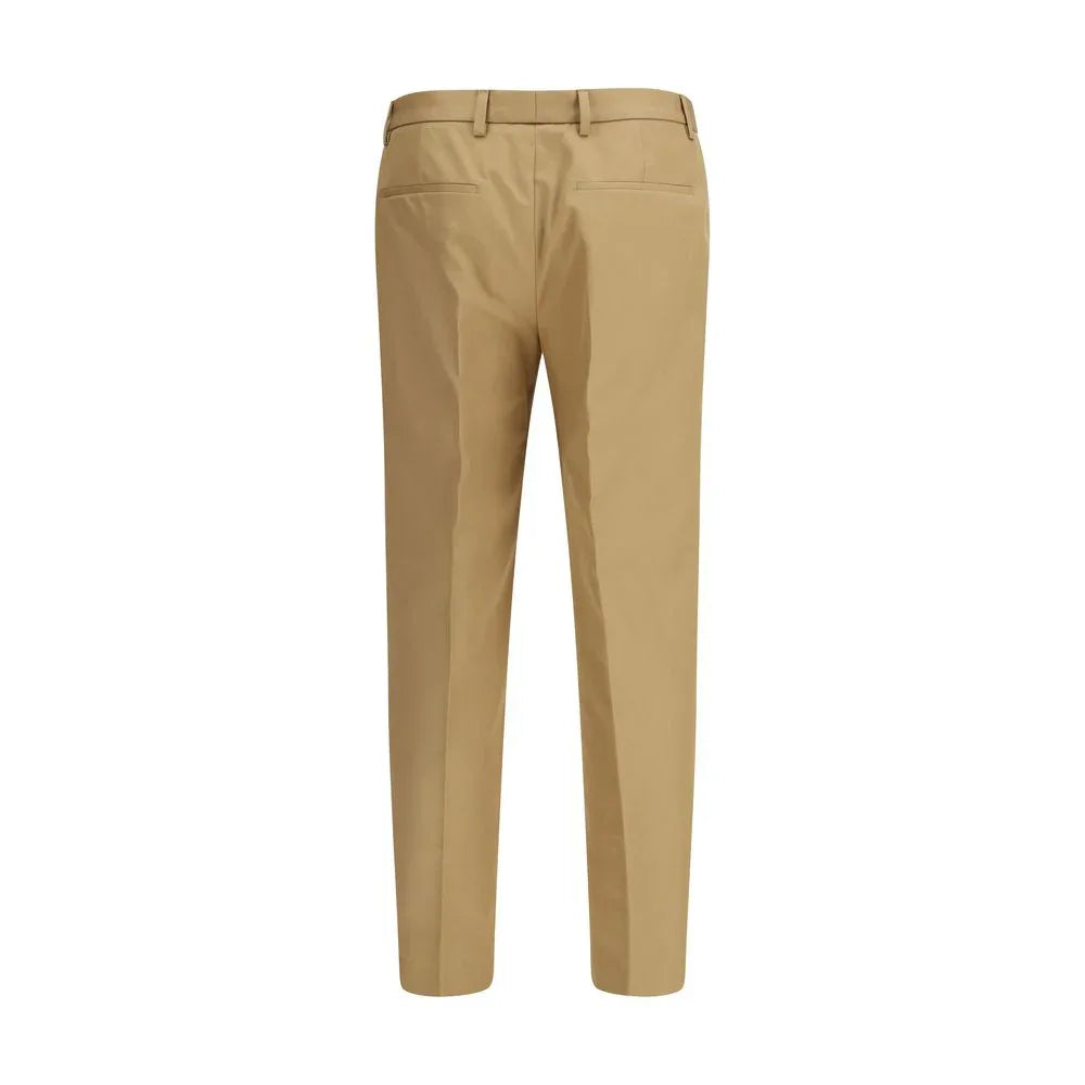 Gucci Beige Cotton Casual Pants - Zeiniez