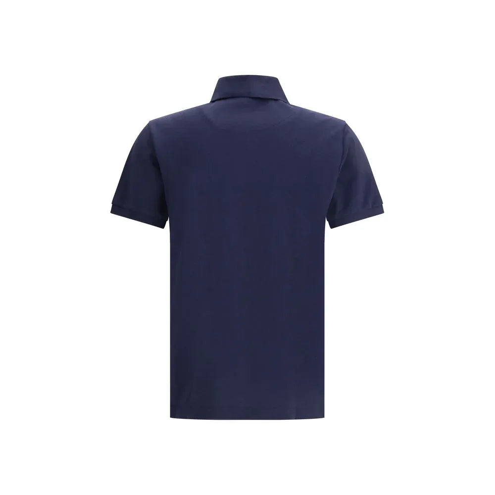 Etro Blue Cotton Polo Shirt - Zeiniez