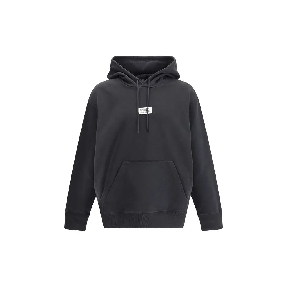 MM6 Black Cotton Sweatshirt - Zeiniez