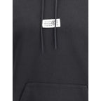 MM6 Black Cotton Sweatshirt - Zeiniez